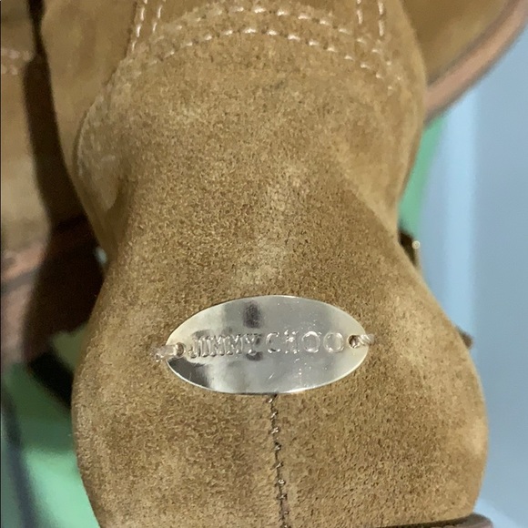 Jimmy Choo suede above the knee boots. - Picture 4 of 7